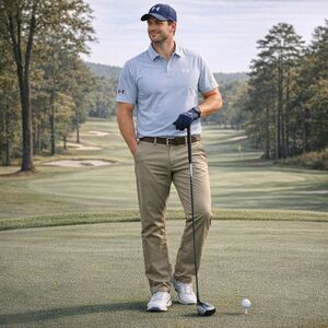 Under Armour Performance Pants Mens 30x36 Tan Match Play Loose Fit Golf Stretch